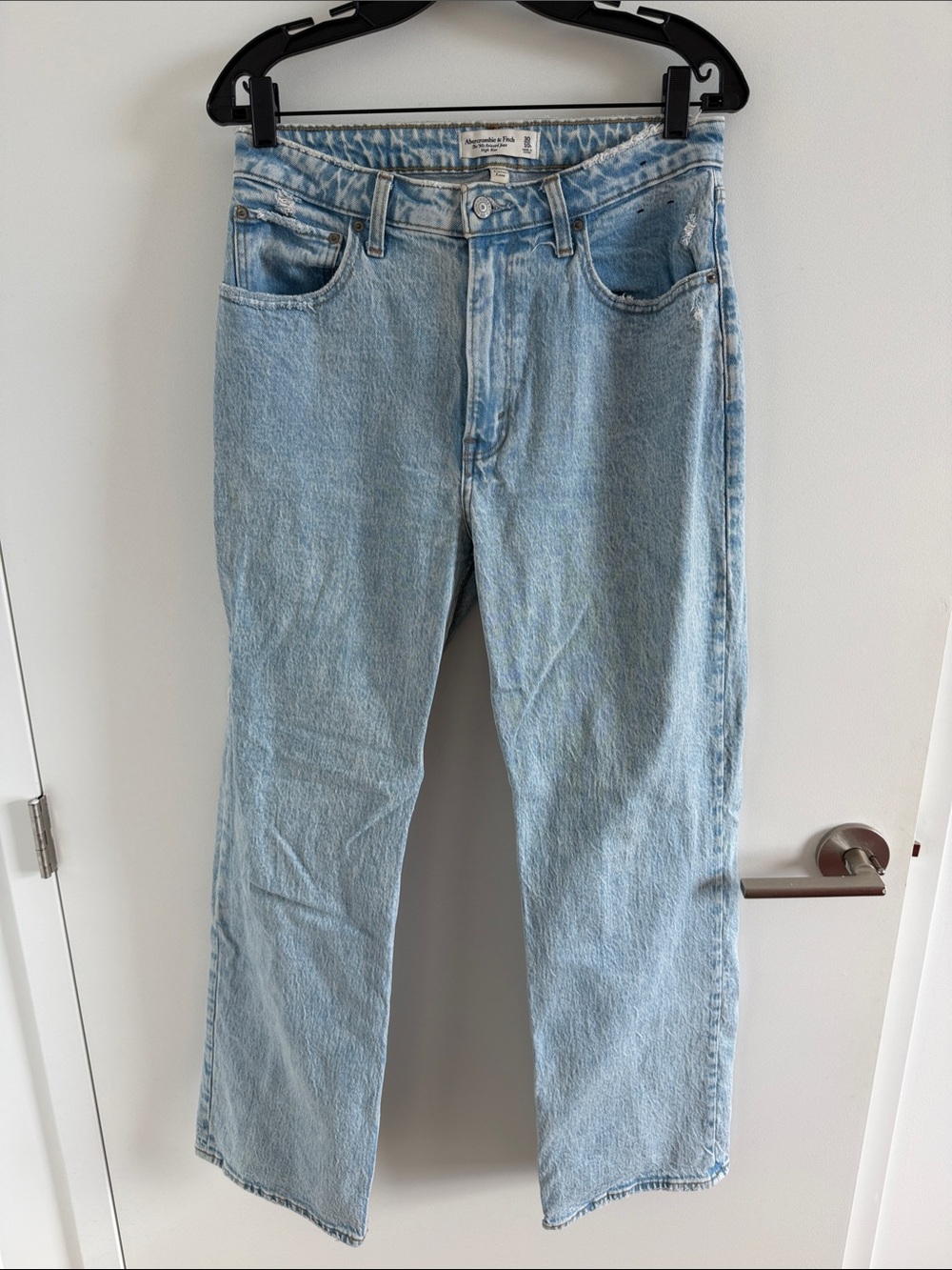 Abercrombie 90s relaxed Curve Love Straight Leg Jeans